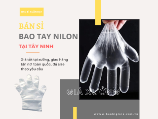 Bán sỉ bao tay nilon dùng 1 lần tại Tây Ninh