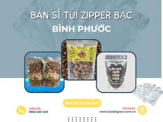 Bán sỉ túi zipper bạc Bình Phước