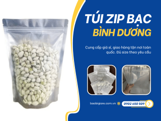 Cung cấp túi zip bạc giá rẻ tại Bình Dương