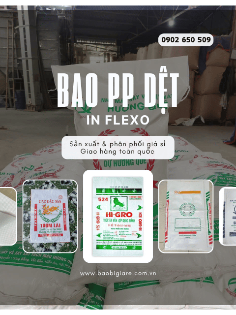 Bao PP dệt in Flexo